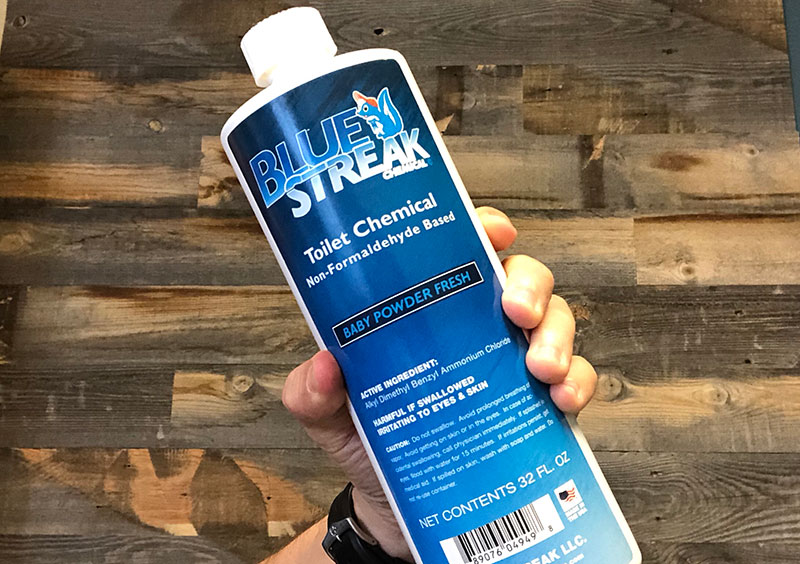 Automatic Toilet Chemical Dispensing System Blue Streak LLC