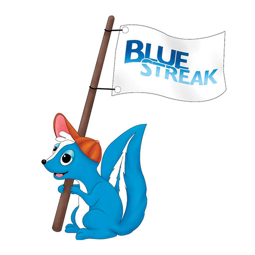 6 32 oz Blue Streak Bottles Blue Streak Dispenser